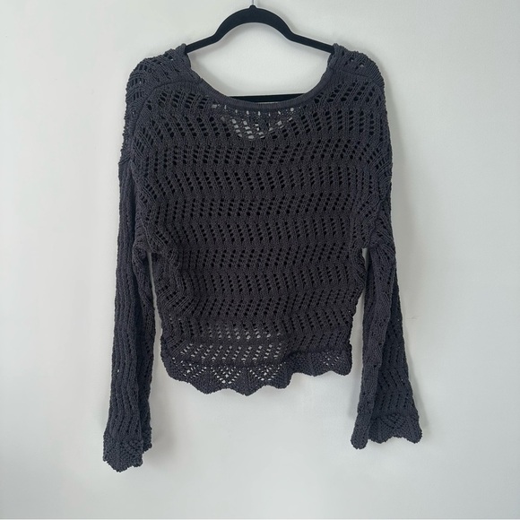 American Eagle Outfitters Gray Knit Sweater - Picture 4 of 6